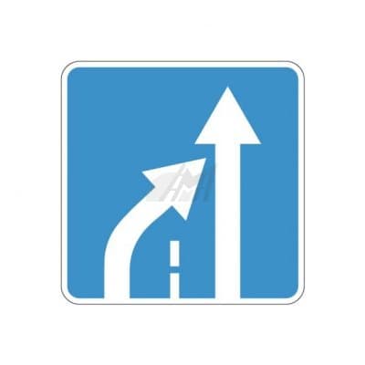 купить дорожный знак 5.15.5д, 5.15.6д Конец полосы в Санкт-Петербурге